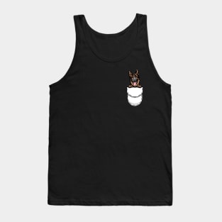 Funny German Shepherd Pocket Dog Tank Top